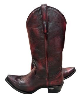 Lane Emma Jane Black Cherry Cowboy Boots size 9
